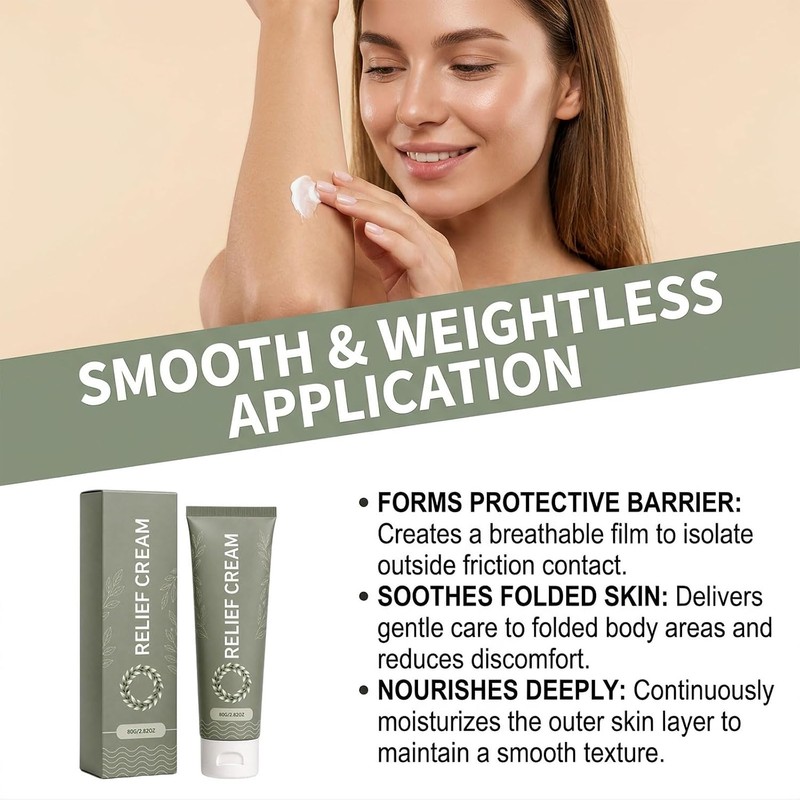 2PC Skin Fold Care Relief Cream for Chafing and Friction
