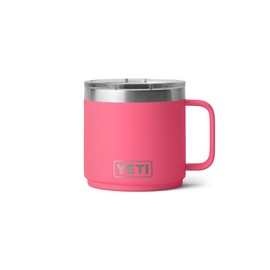 YETI Rambler MS 2.0 Stackable Cup, Stainless Steel, Tropical Pink, 14 oz (414 ml)