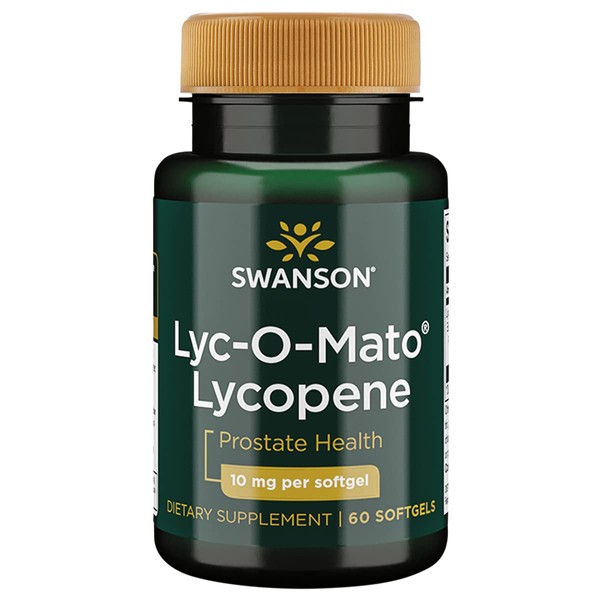Swanson Lyc-O-Mato Lycopene 10 Milligrams 60 Sgels