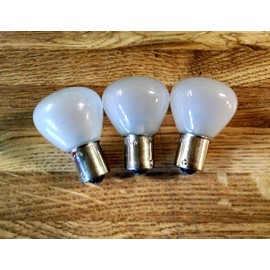 13V RV Light 1383 Bulb by Technical Precision - 20W Frosted R12 BA15S Bulb Single Contact Bayonet Base for Automotive, Elevator, and Reading - 300 Hours Rated Life - 10 Pack