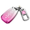 QfungYe For Chevy Key Fob Cover with Keychain.No Screws Required