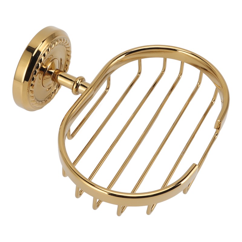 Wall Mounted Metal Soap Holder Antique Bathroom Soap Basket Dish