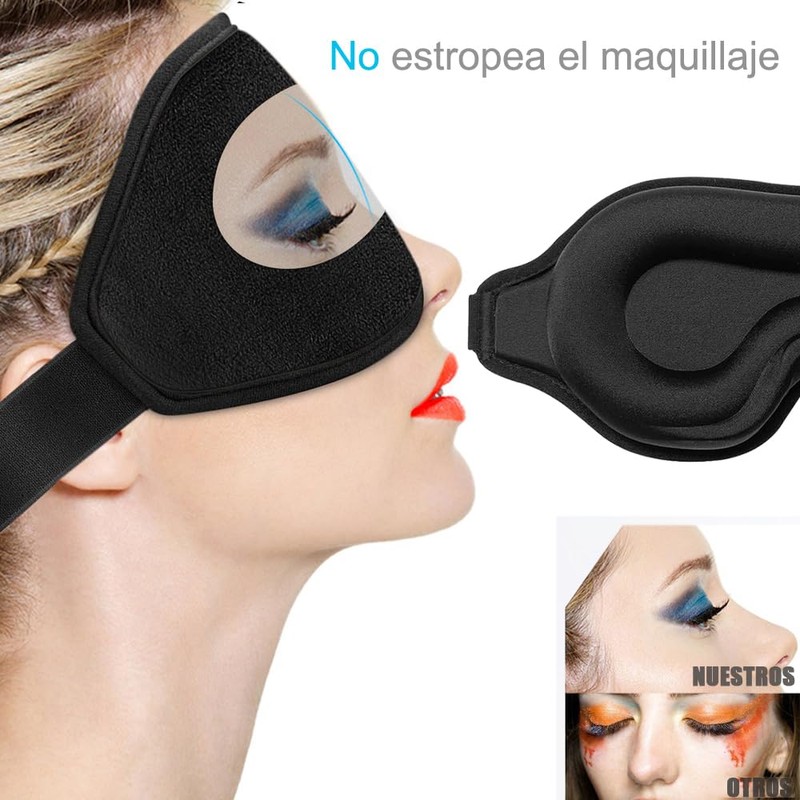 Antifaz para dormir, el antifaz OIOSEN con diseño 3D para