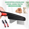Flea Comb for Dogs Cats, 2 Pcs Dog Cat Flea