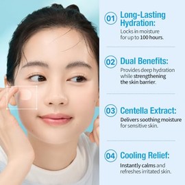 GOODAL Heartleaf Hyaluron Crema calmante para todo tipo de piel, hidratacin profunda, humedad duradera                                                