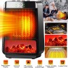 Portable Space Heater for Indoor Electric Flame Heaters PTC Fast