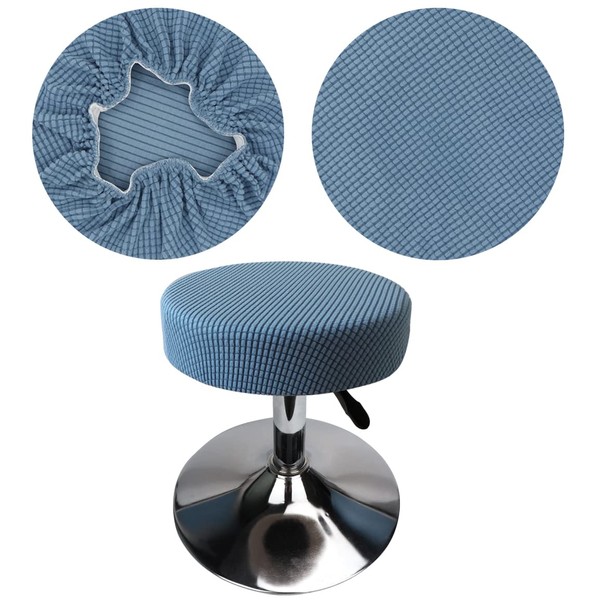HuaLiSiJi Round Stool Cover 12-16" Round Seat Covers for Bar