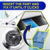 2 Pieces Washing Machine Dispenser Lift with Original Code 637029
