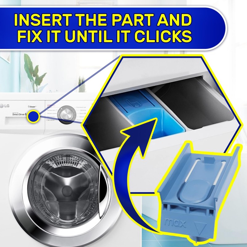 2 Pieces Washing Machine Dispenser Lift with Original Code 637029