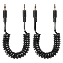 CERRXIAN 2.5mm TRS 4 Pin Male to Male Stereo Aux Audio Cable for Camcorder Camera Remote Control Headphone (M to M)