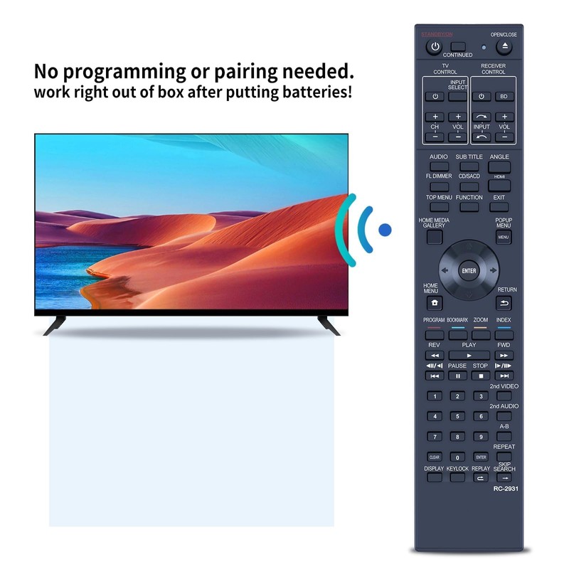 PZL RC-2931 Remote Control fit for Pioneer Player BDP-140 BDP-440