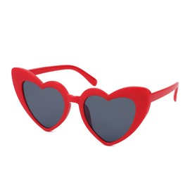 FEISEDY Heart Shaped Acetate Sunglasses Stylish Clout Eyewear Women Sun Glasses B2421