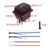 TWTADE Momentary Waterproof Polarity Reverse Switch 12V DC 10A Up