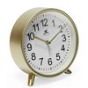 Infinity Instruments Tabletop Alarm Clock Gold Decorative Cute Gold Alarm