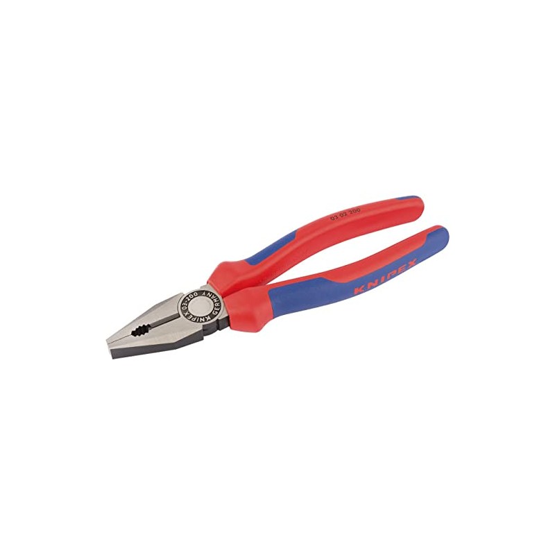 Knipex 69575 Heavy Duty Handle Combination Plier, Blue, 200 mm