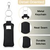 KUKEANVO Chap stick Holder | Lip Balm Holder Keychain with