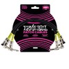 Ernie Ball - Cable de conexión entre pedales, acodado/acodado, 30