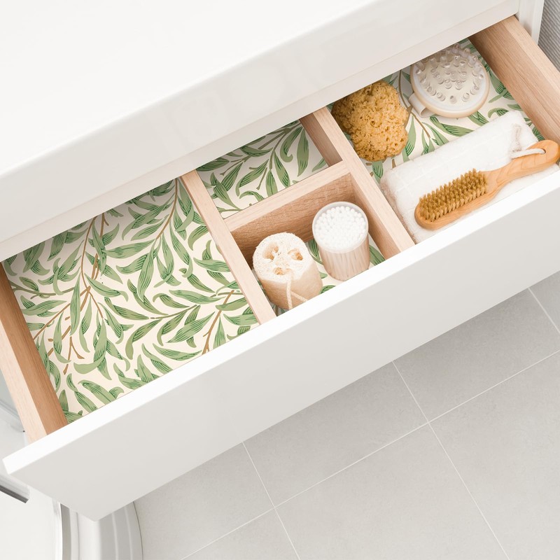 Gersoniel 10 Sheets Drawer Liners for Dresser Scented Drawer Liners