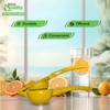 EcoQuality Heavy Duty Handheld Yellow Citrus Juice Squeezer Premium Lemon,