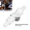 Plastic Hose Quick Connector 5/16 Tube with Shut Off Food
