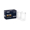 De'Longhi Double Wall Cold Brew Glass Small, (7.4fl oz/220ml) Set