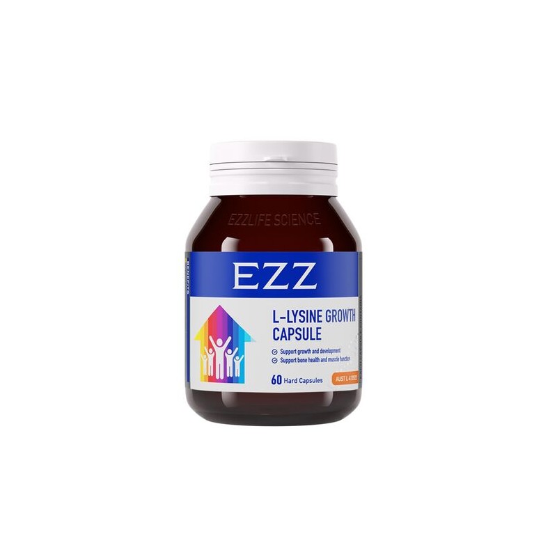 Ezz L-Lysine Growth Capsule 60 Capsules