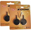 Bicycle Brake Pads for Zoom Brake, 2 Pairs, Semi-Metal Disc