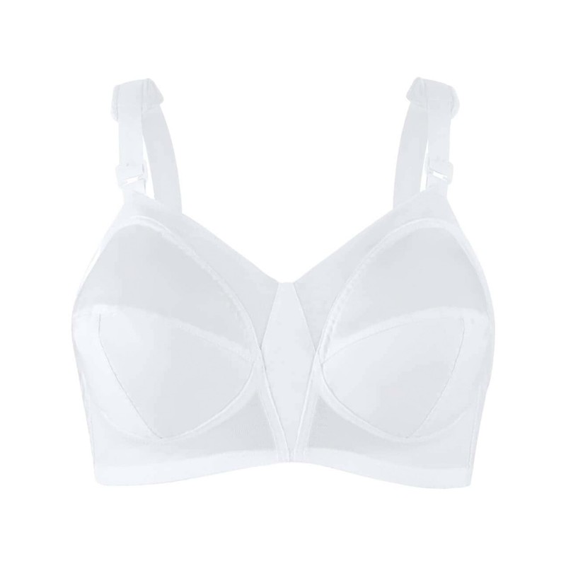 Exquisite Form Womens Fully Original Support Coverage Bra, White, 38DD