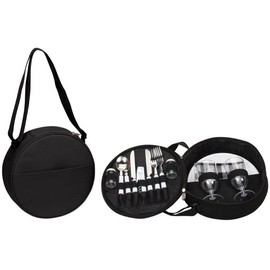 2PCS PICNIC SET CASE - BLACK