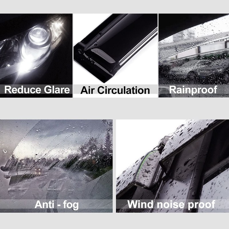 Window Visors Rain Guards for 2005-2012 Nissan Pathfinder 94512