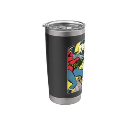 Vintage Comic Book Art Magno the Magnetic Man Stainless Steel Insulated Tumbler