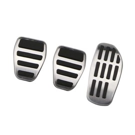 LFOTPP Compatible with Nissa-n Qashqai J11 / Qashqai J12 / X-Trail T32 [Manual Transmission] Pedals Cover, Aluminium Alloy Non-Slip Accelerator Pedal Brake Pedal Pedal Pedal Caps Accessories