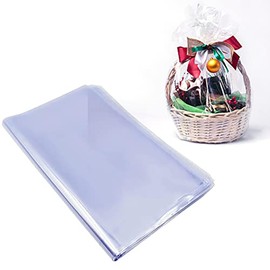 Shrink Wrap Bags -SZCYKJMY 100pcs Clear Heat Shrink Wrap Professional Protection Against Aging and Dust - PVC Shrink Wrap Bags 11x18 Inches