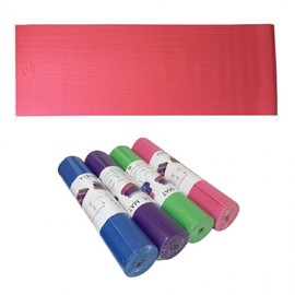 GEO Yoga Mat 6mm Compressed Yoga/Pilates Mat - Pink