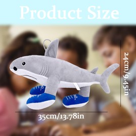 Italian Brainrot Plush, Tralalero Tralala Plushs, Unique Triangular Shark Plush Design for Collectors and Gift Seekers Perfect for Bedtime Comfort and Travel Companionship