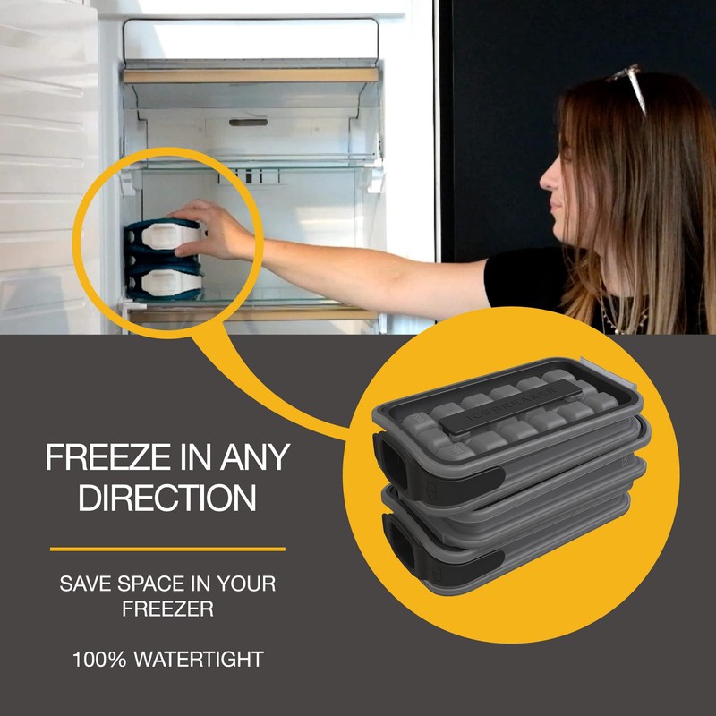 ICEBREAKER Pop 2.0 Ice Cube Tray with Lid - Make
