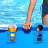 6pcs Poolside Cup Holder, Swimming Pool Cup Holder Plastic Above