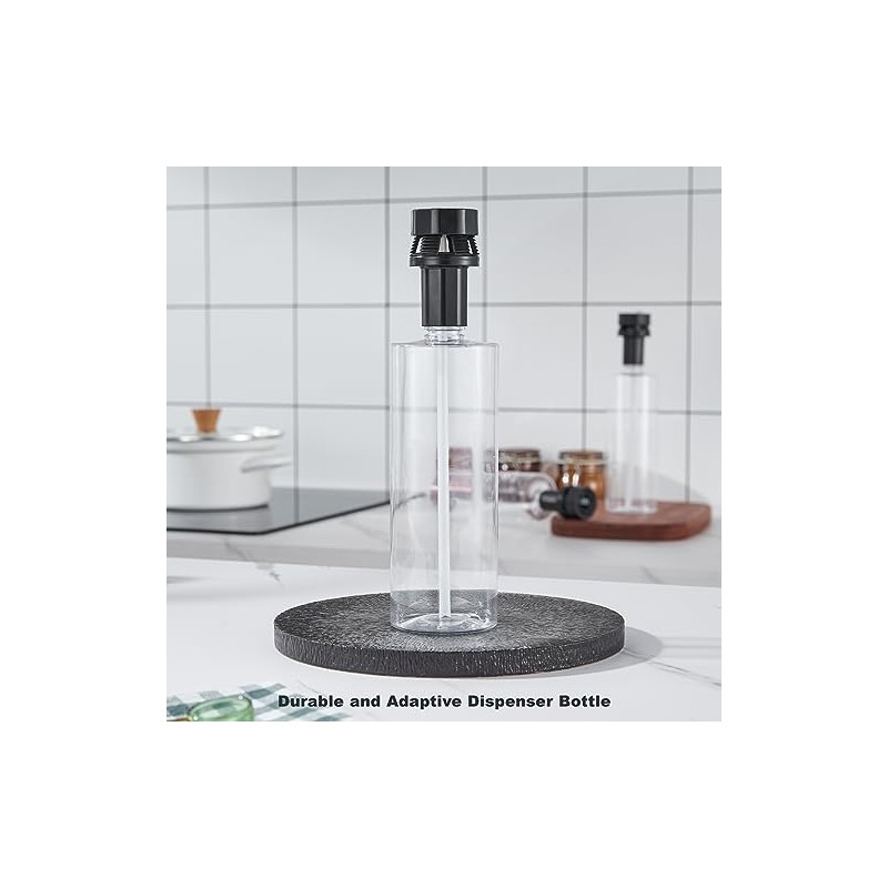 Updated Soap Dispenser Bottle for Kitchen Sink Bottle Replacement （500ML/17oz）