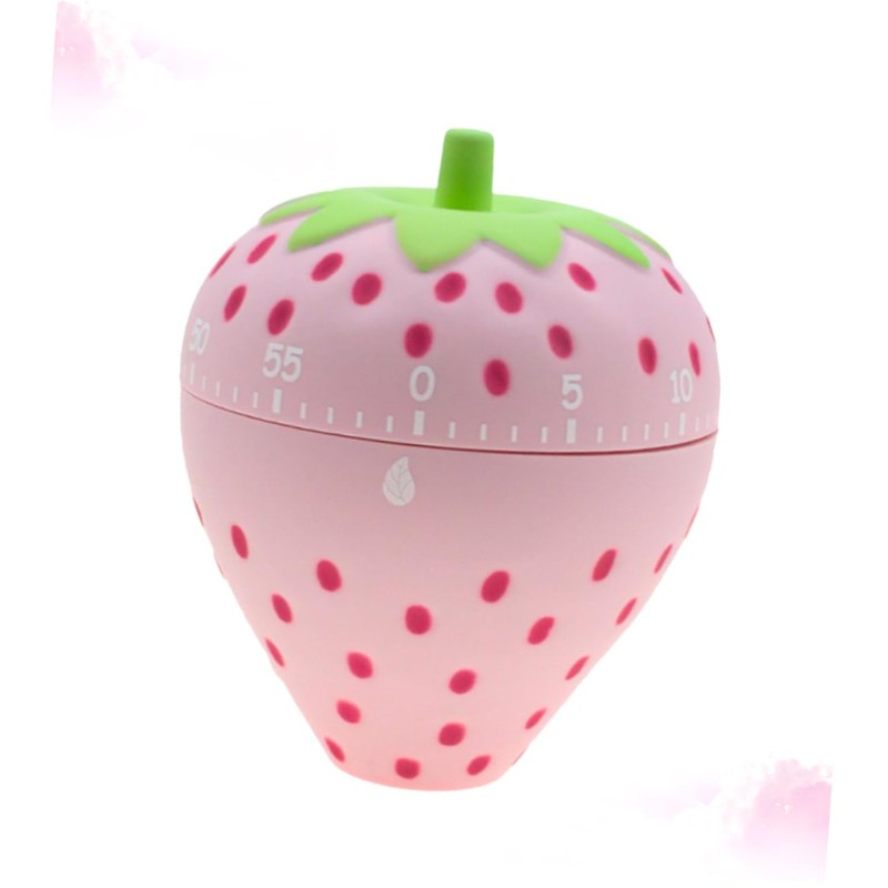 Ciieeo Strawberry Design Kitchen Timer Creative Mechanical Countdown Alarm Clock