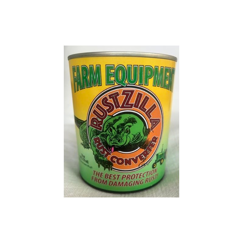 RUSTZILLA FARM EQUIPMENT RUST CONVERTER AND REMOVER, Professional Strength for