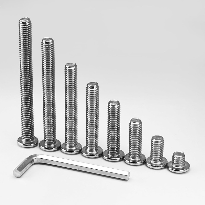 M8 x 80mm 20 PCS Flat Head Hex Socket Cap