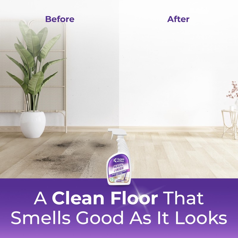 Hygea Natural Magic Finish Enzyme-Based Chemical-Free Floor Cleaner - No