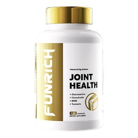FUNRICH Joint Health Supplement for Mobility & Joint Pain with Glucosamine, Chondroitin, MSM & Turmeric - 120 Capsules:_Pack of 1