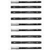 Uni Pin Fineliner Drawing Pens with Ink 0.05 to 0.8
