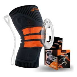 Rodillera Deportiva Hyperz Ortopédica Grande de Neopreno con Gel Pad                                                                                  