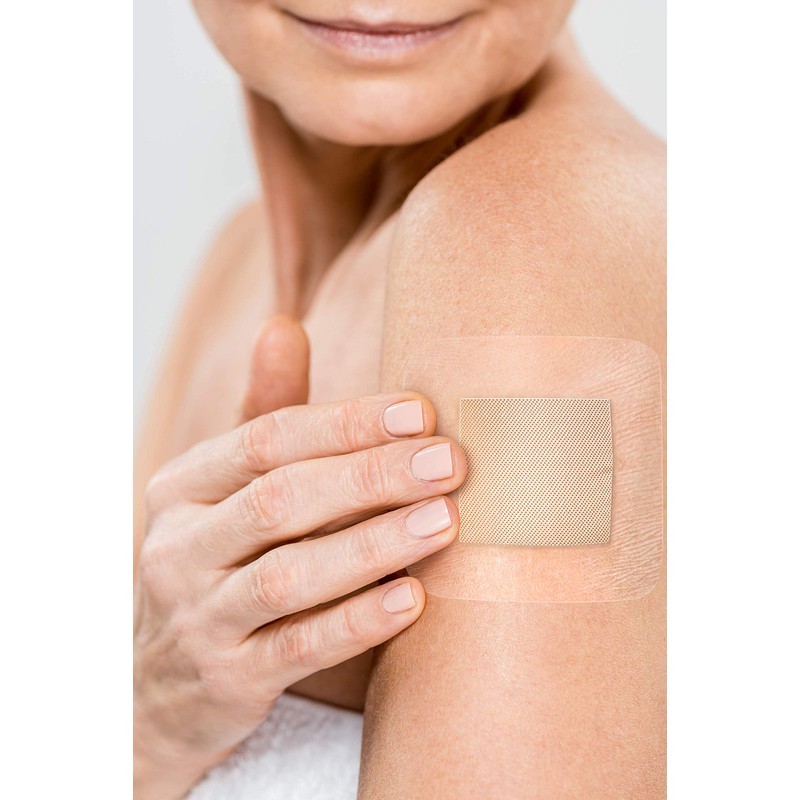 Medrull 100% Waterproof Wound Plaster, 9 x 10 cm, Ultra