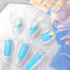 Cutting glass nail film Uruuru ice film / 컷팅 유리네일필름 우루우루 얼음필름
