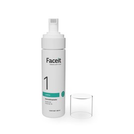 FACEIT I Dermolimpiador Facial En Espuma con Aceite del Árbol de Té I Paso 1 Limpiador I Elimina La Grasa y Suciedad del Rostro I Tratamiento Anti Acné I 180 ml
