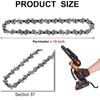 GSSHBR 6 Inch Mini Chainsaw Chain Replacement Accessories,4 Pieces Chain