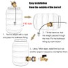Joywayus Brass Water Container/Rain Barrel Spigot 3/4" to 1/2" Male